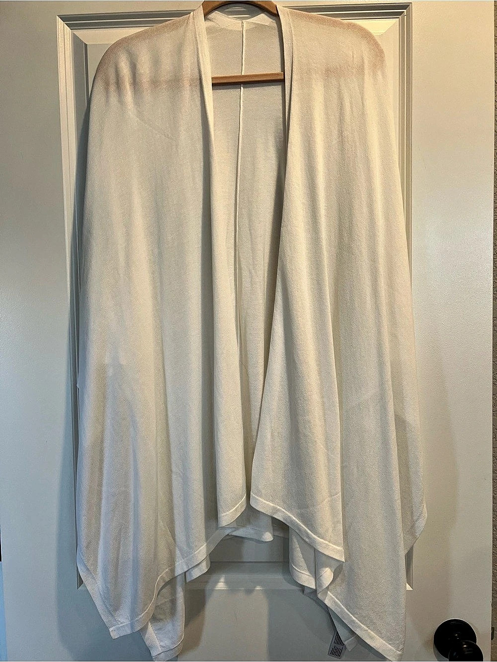 Eileen Fisher Draped Poncho in White